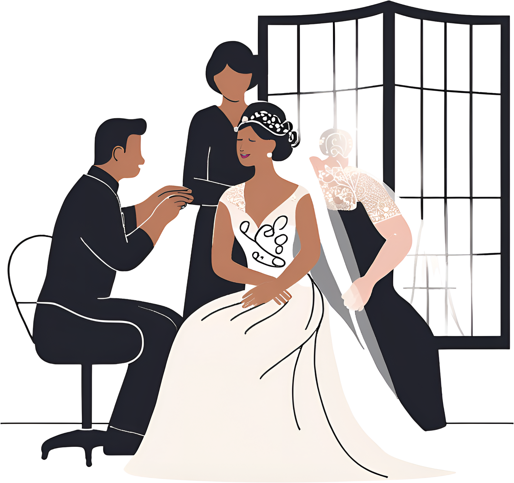 Bridal styling